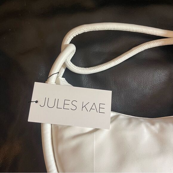 Jules Kae Luna Rope Hobo bag purse in White NWT - Picture 5 of 11